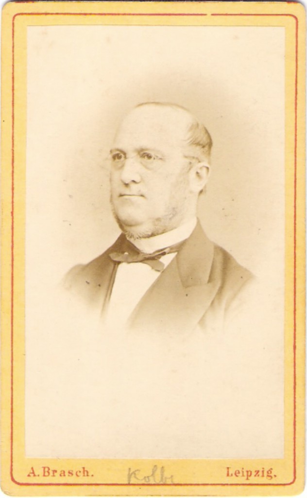 Adolph Hermann Kolbe carte-de-visite