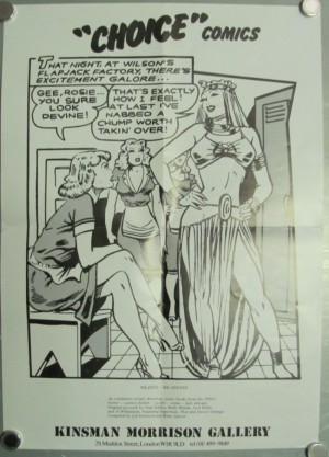 Choice Comics Kinsman Morrison Gallery poster