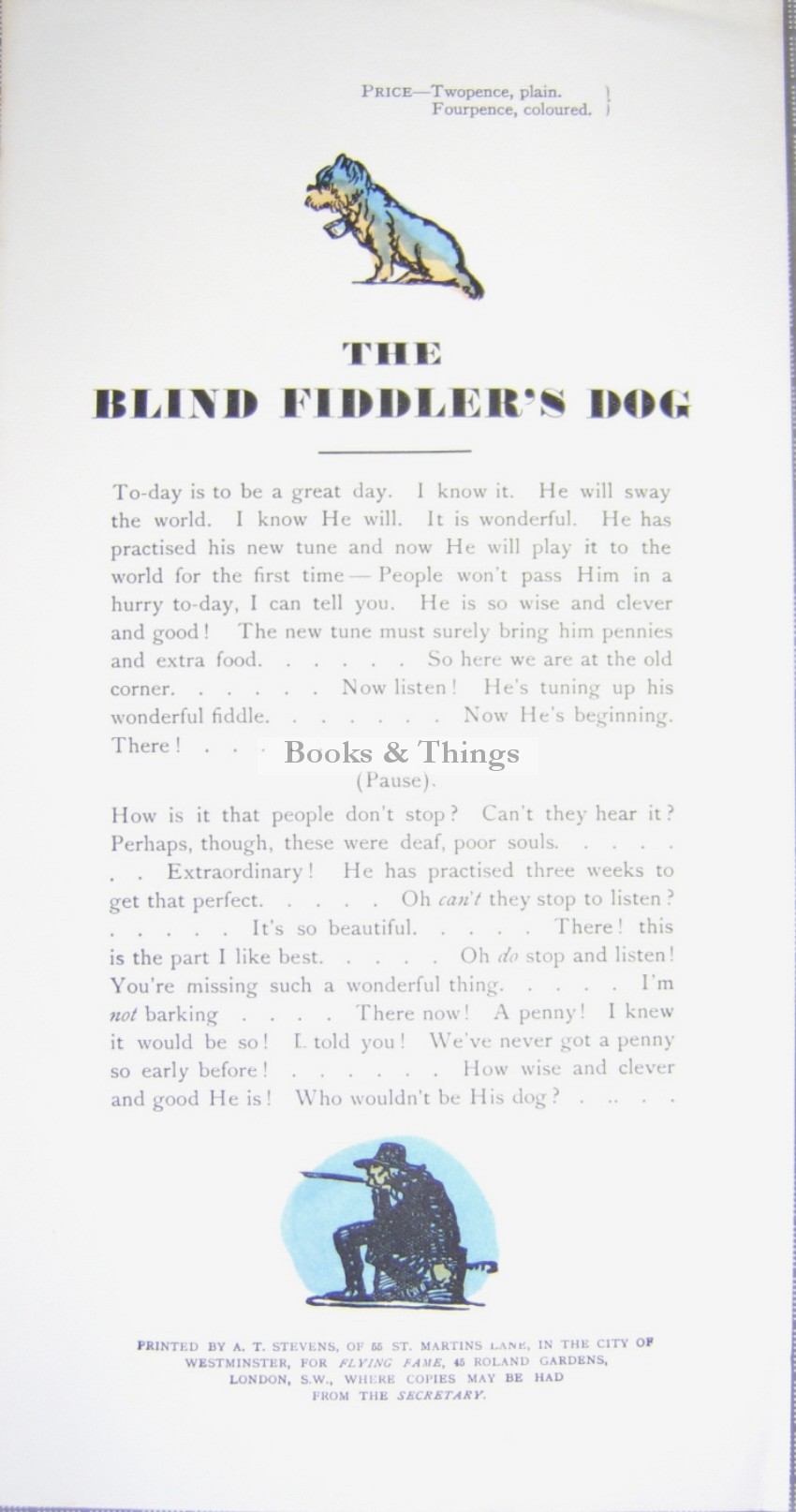 Claud Lovat Fraser The Blind Fiddler’s Dog