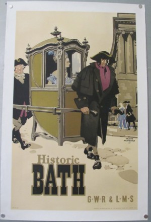 Frank Newbould poster Historic Bath