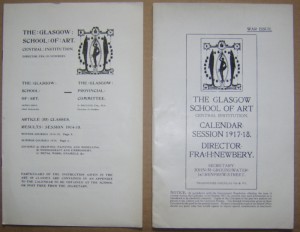 Glasgow School of Art Calendar Session & Results