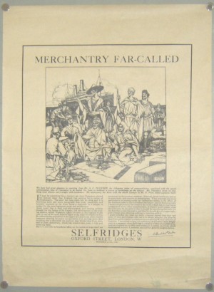 Herbert Pizer Selfridges poster