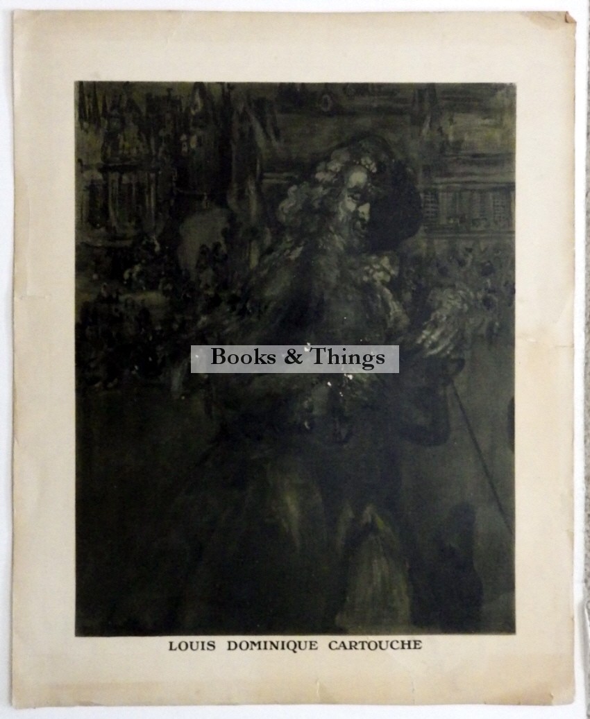 James Pryde lithograph Louis Dominique Cartouche