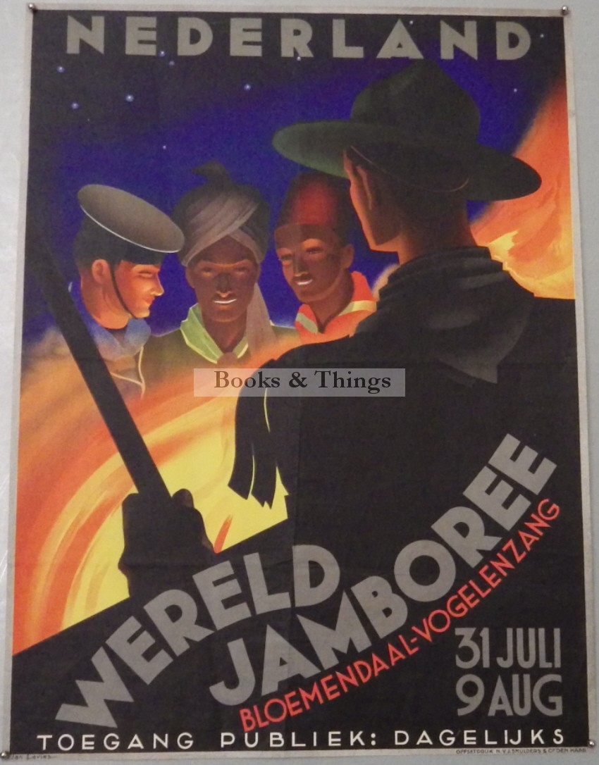 Jan Lavies Scout Jamboree poster