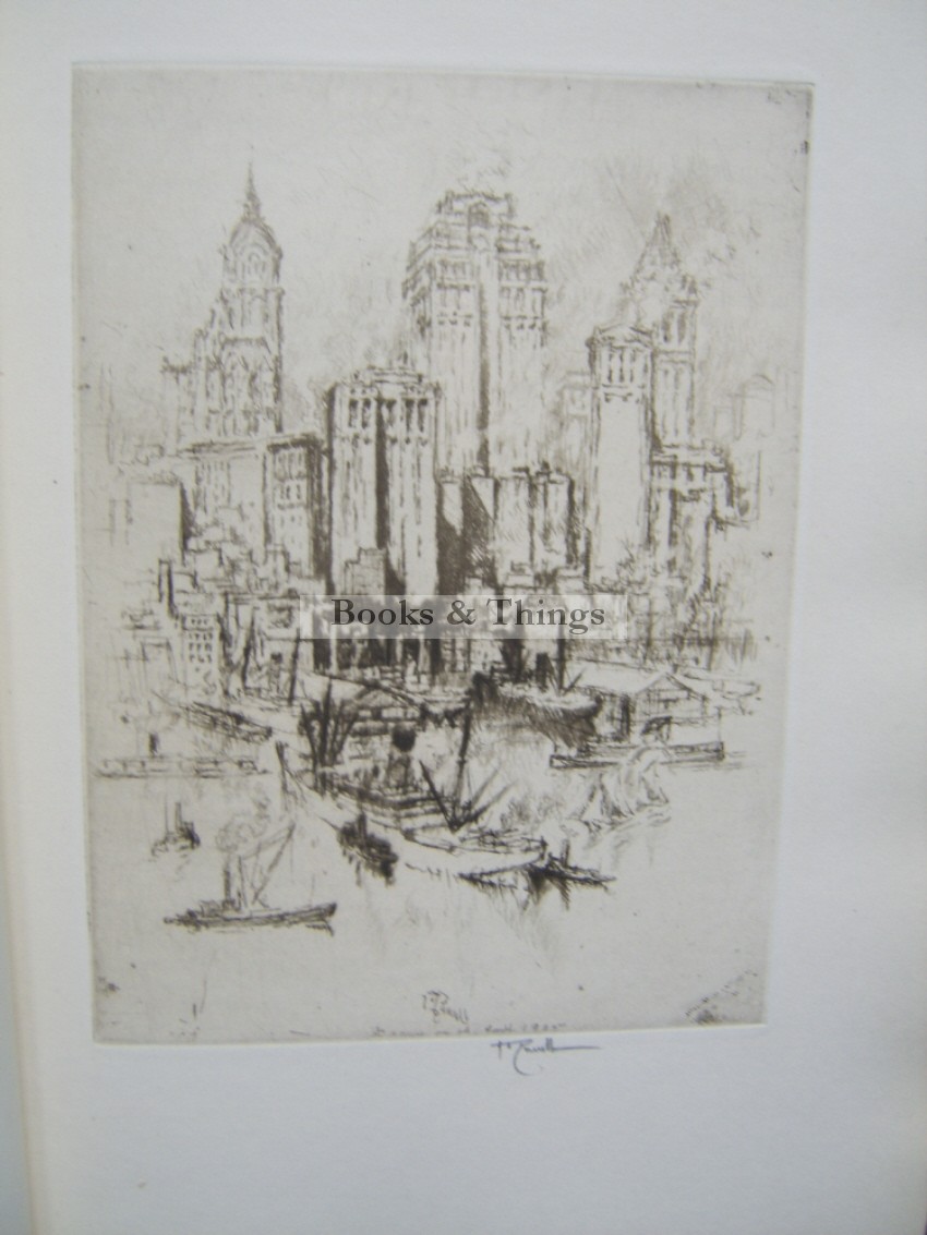 Joseph Pennell etching New York
