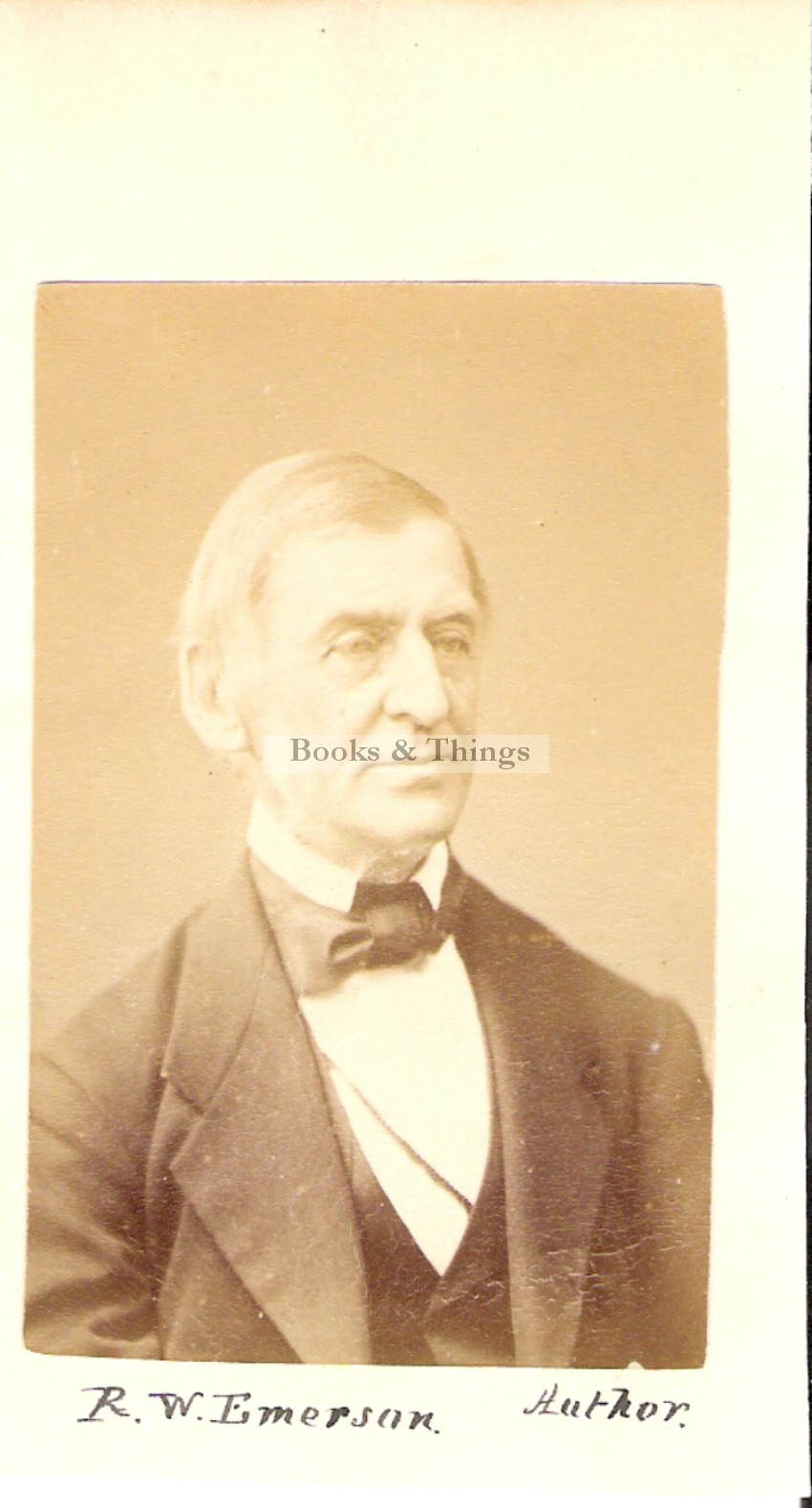 Ralph Waldo Emerson photograph