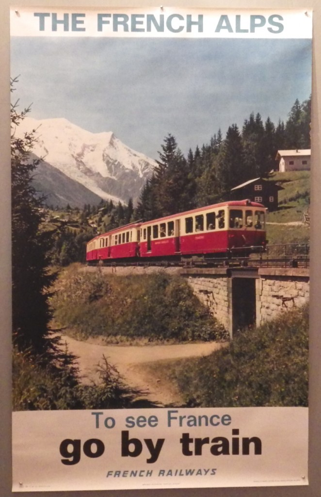 The French Alps poster Go by Train