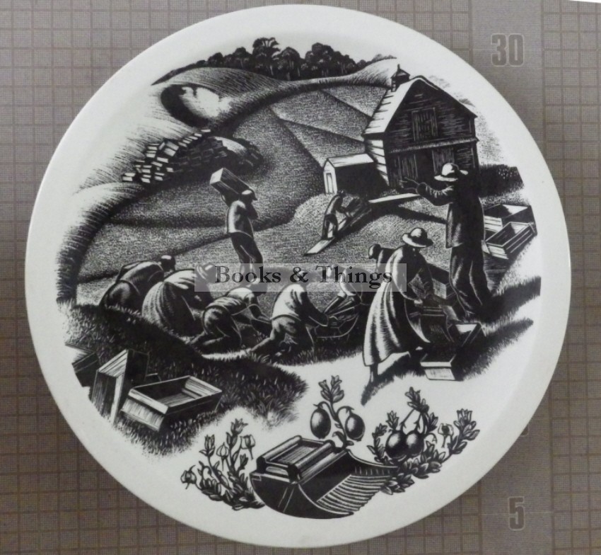 Clare Leighton Wedgwood plate Cranberrying