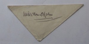 William Orpen autograph