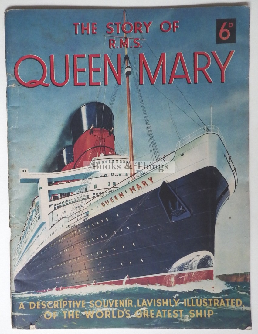 Queen Mary liner booklet