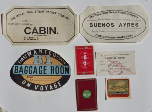 Cabin Labels Royal Mail Steam Packet Co