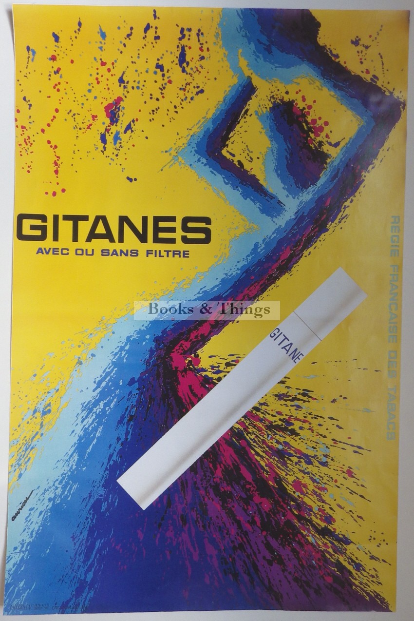 Jacques Auriac poster Gitanes