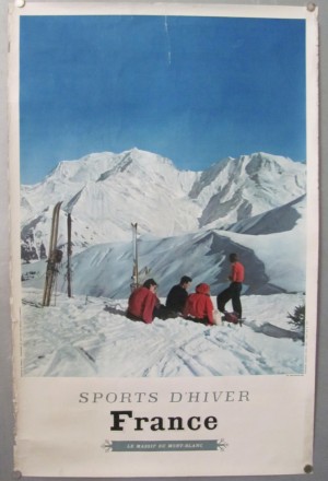 French Ski poster Sports d'Hiver