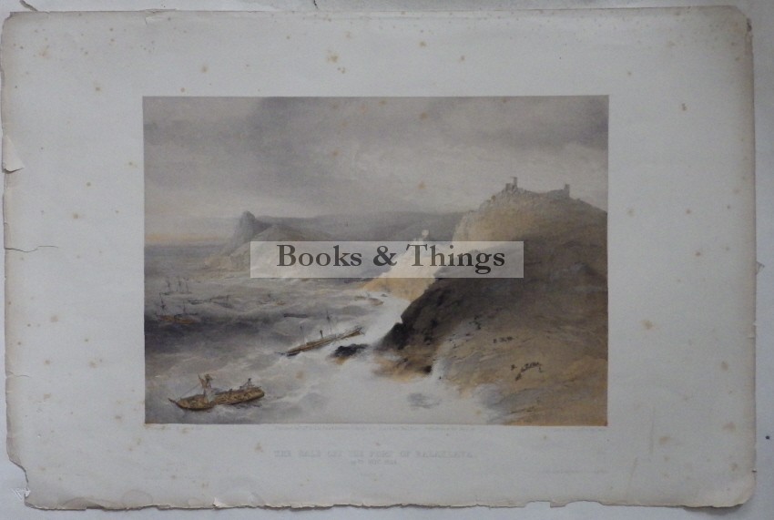The Gale of the Coast of Balaklava lithograph
