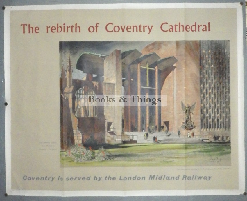 Basil Spence Coventry Cathedral poster