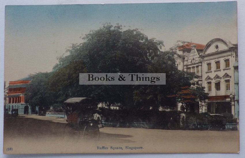 Raffles Square Singapore postcard