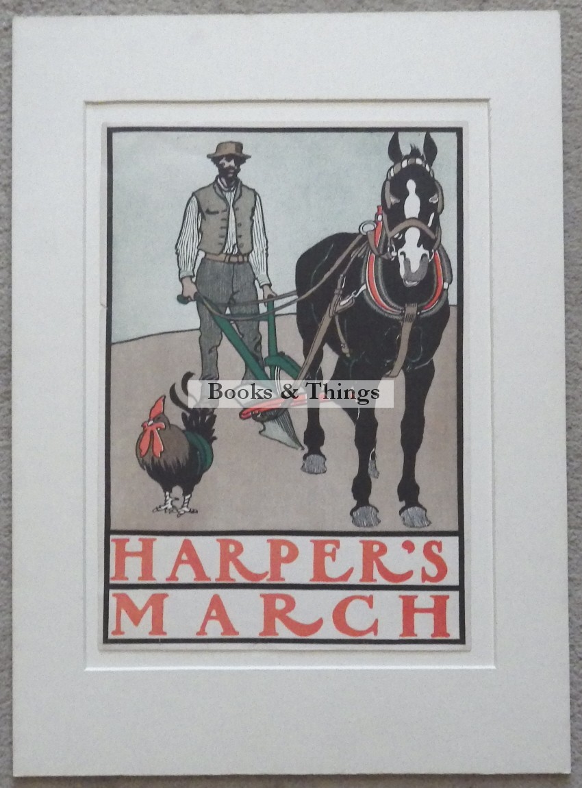 Edward Penfield Harper's March lithograph