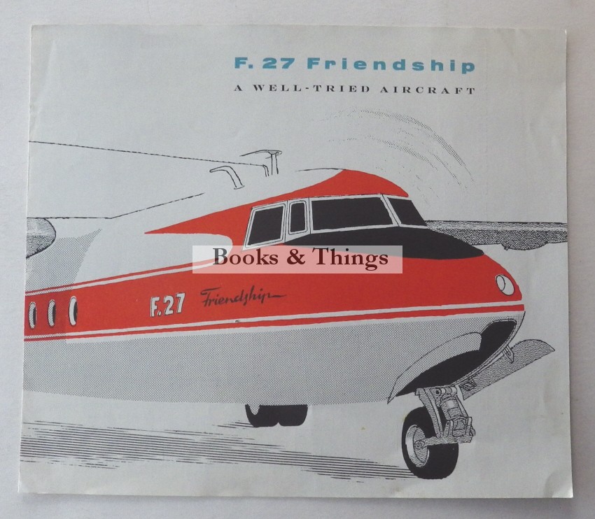 Fokker Friendship brochure