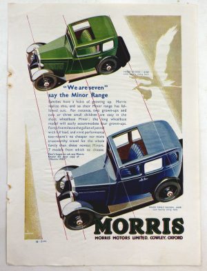 Morris advert