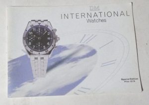 DM International watch catalogue