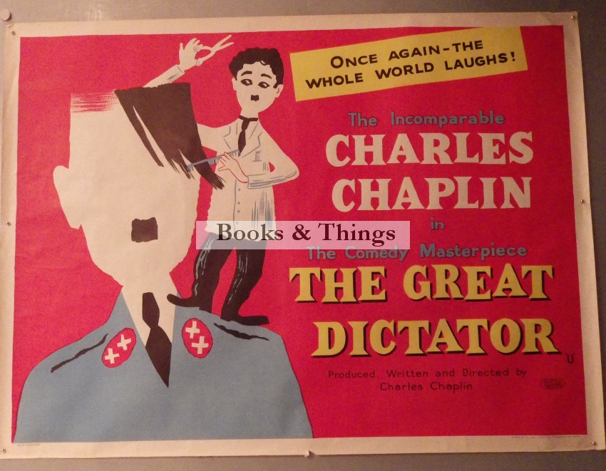 Charlie Chaplin Great Dictator Poster