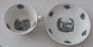 Rex Whistler Wedgwood Clovelly cup & saucer