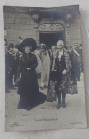 Kaiser & Kaiserina postcard